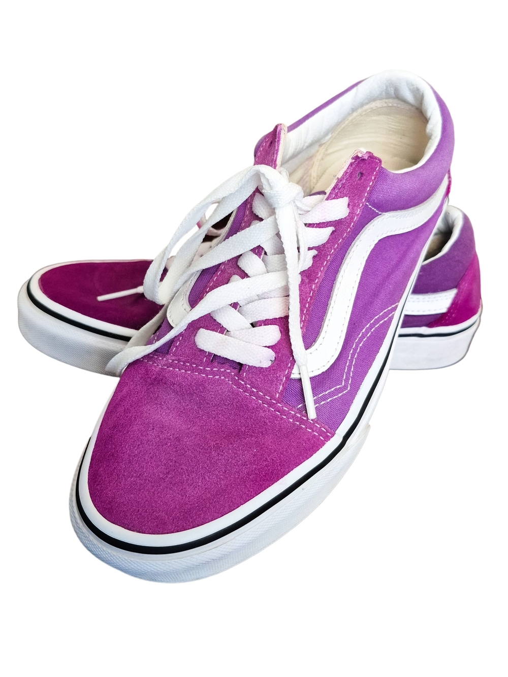 Vans Old Skool Pink Purple Ombre Tie-Dye Sneakers Women's Size 8